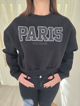 Felpa Paris Crop