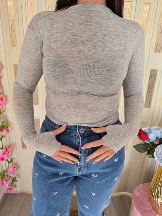 Maglia Basic Grigia