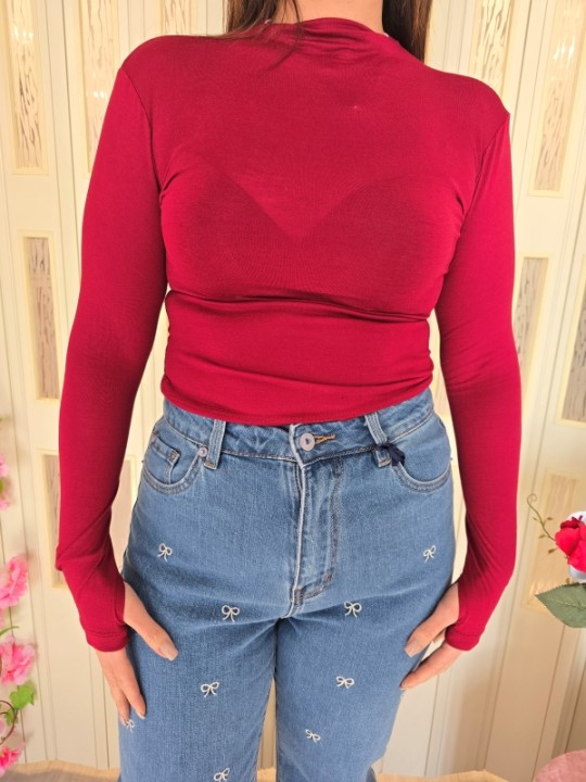 Maglia Basic Bordeaux