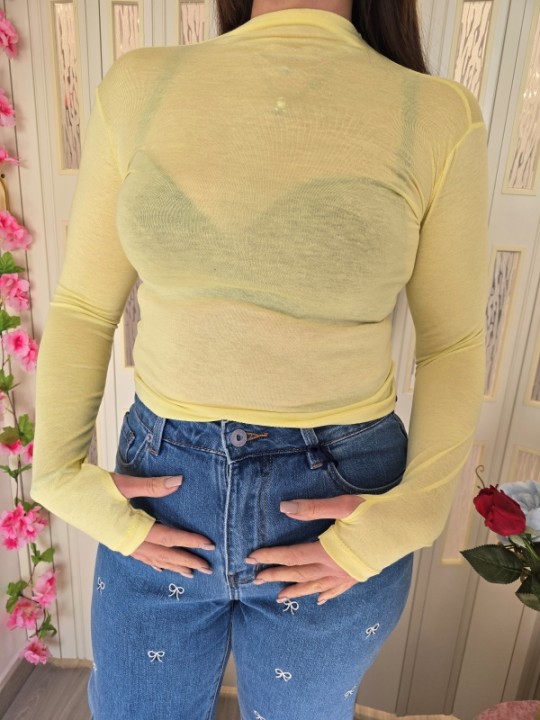 Maglia Basic Gialla
