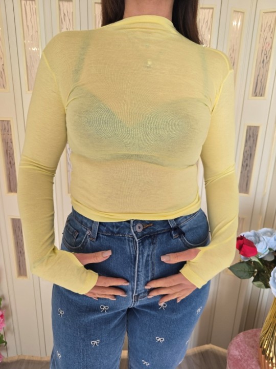 Maglia Basic Gialla
