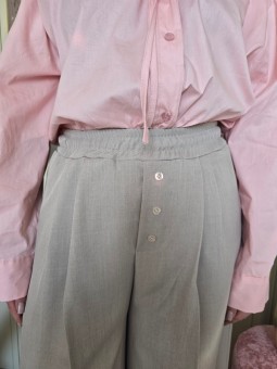 Pantalone Beige Palazzo