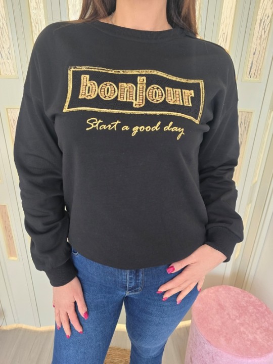 Felpa Bonjour