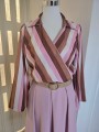 Blusa Samantha Marrone&Rosa