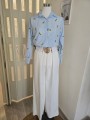 Camicia Lemon Azzurra