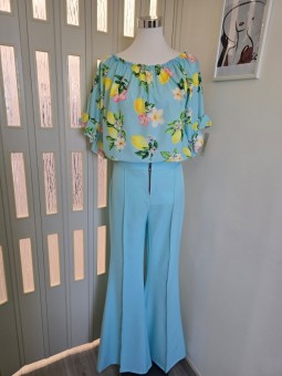 Blusa Lemon Turchese