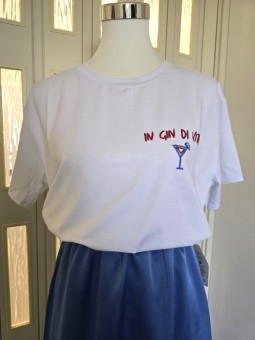 T-Shirt In Gin Di Vita