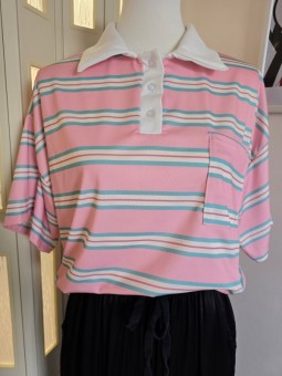 T-Shirt Rosa Righe