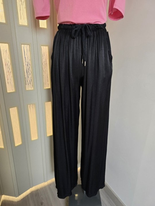 Pantalone Nero Satin