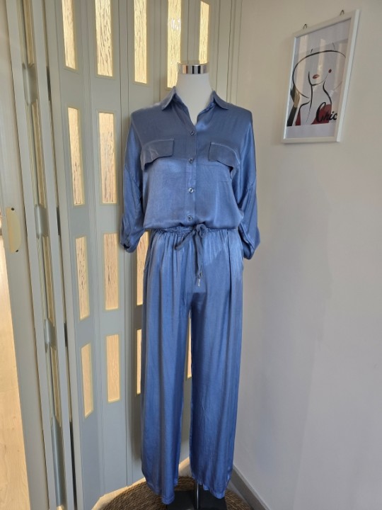 Pantalone Denim Satin