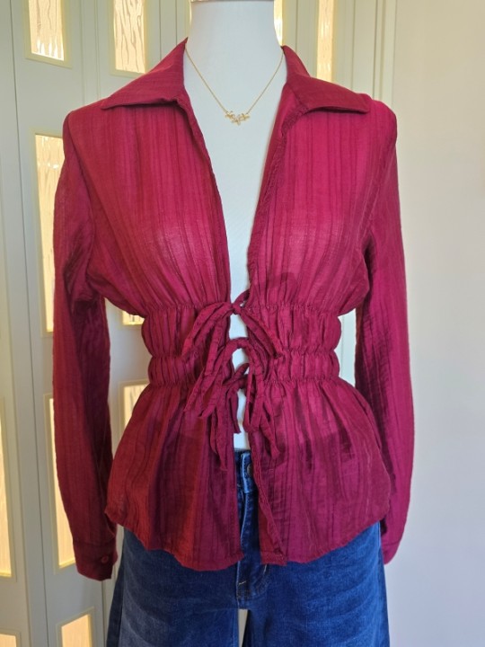 Blusa Bordeaux