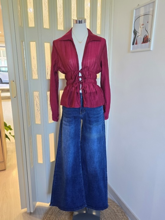 Blusa Bordeaux