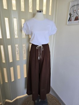 T-Shirt Bianca Balze San Gallo