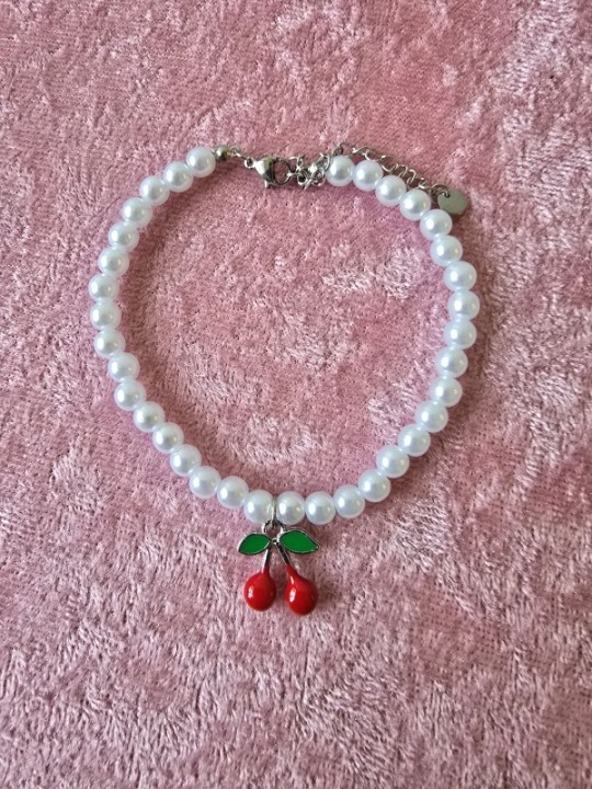 Bracciale Perle Ciliegie