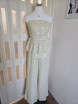 Coordset Giallo a Fiori