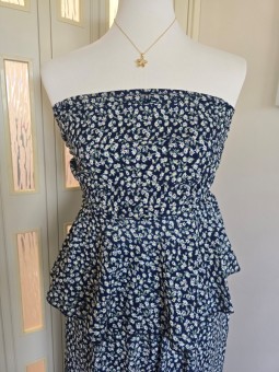 Coordset Blu a Fiori