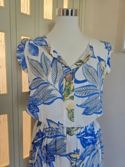 Completo Hawaii Bianco/Blu