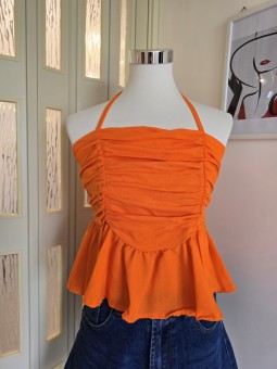 Top Arancione Lola