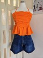 Top Arancione Lola
