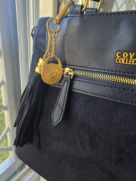 Borsa Camoscio Black