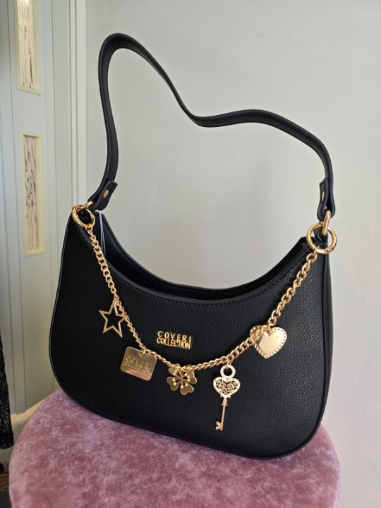 Borsa Charm Black