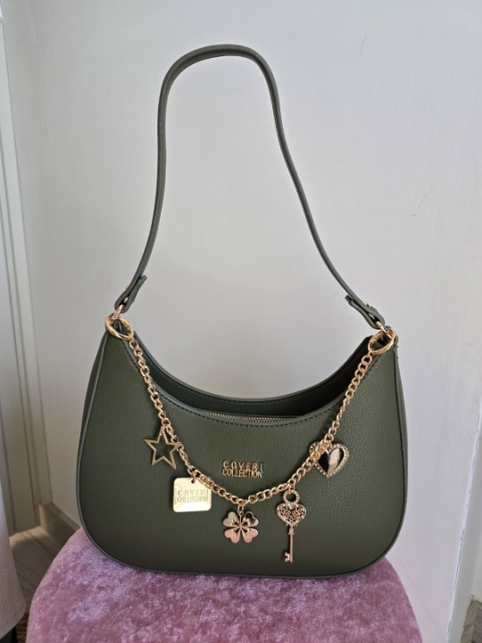 Borsa Charm Olive Green