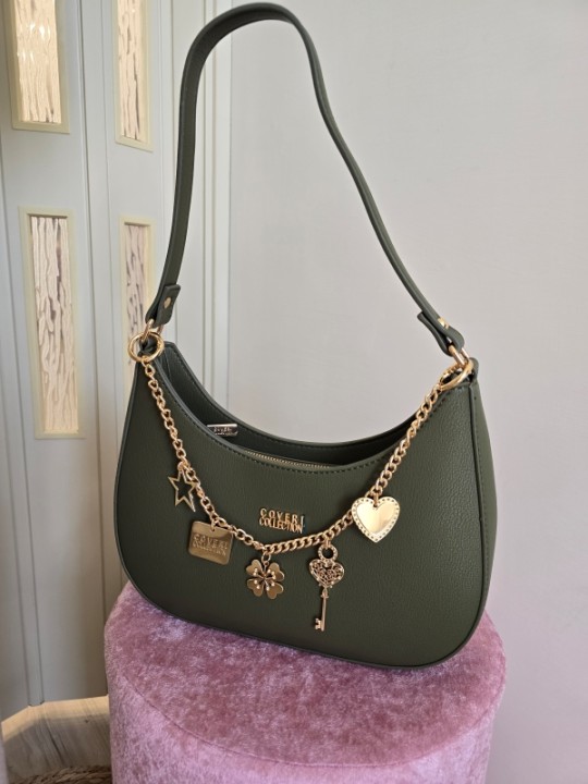 Borsa Charm Olive Green