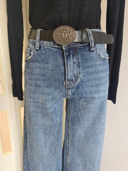 Jeans Low Waist & Cintura Nera