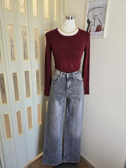 Jeans Grey Strass
