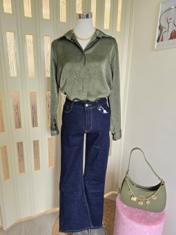 Camicia Marble Verde Oliva