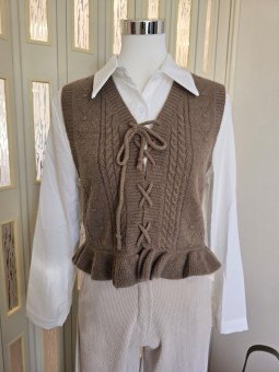 Coordset Camicia White & Gilet