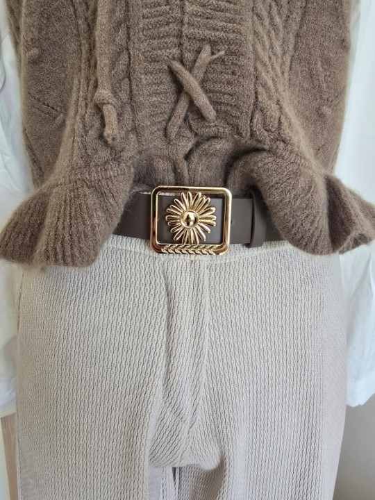 Pantalone Beige Chiaro & Cintura