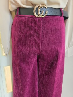 Pantalone Burgundy & Cintura