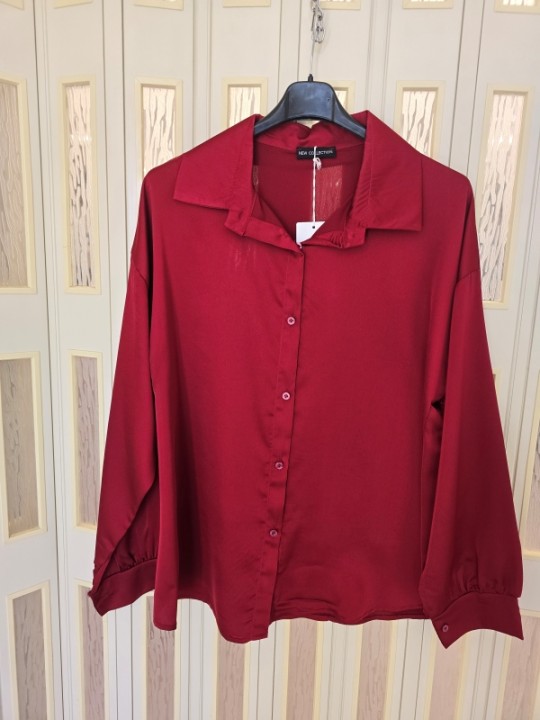 Camicia Satin Oversize