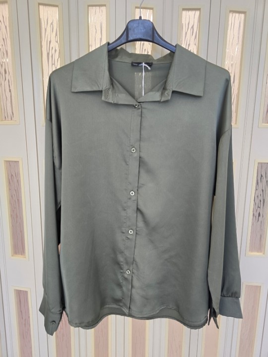 Camicia Satin Oversize