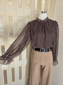 Blusa Fantasia Marrone