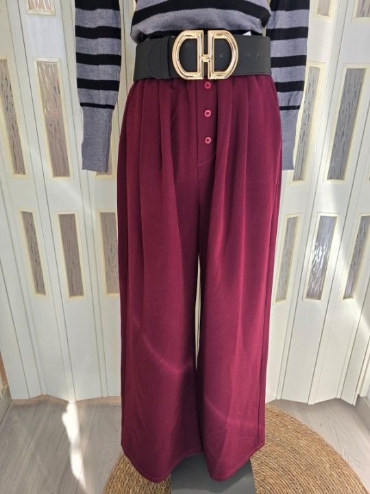 Pantalone Bordeaux Palazzo