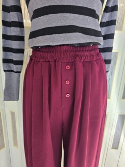 Pantalone Bordeaux Palazzo