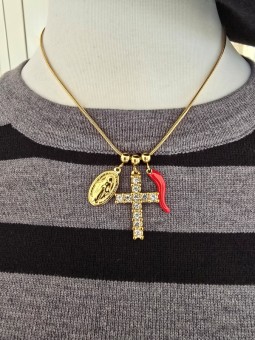 Collana Charm Croce