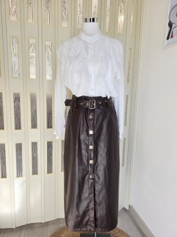 Camicia Volant Bianca