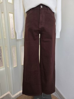 Jeans Marrone Palazzo