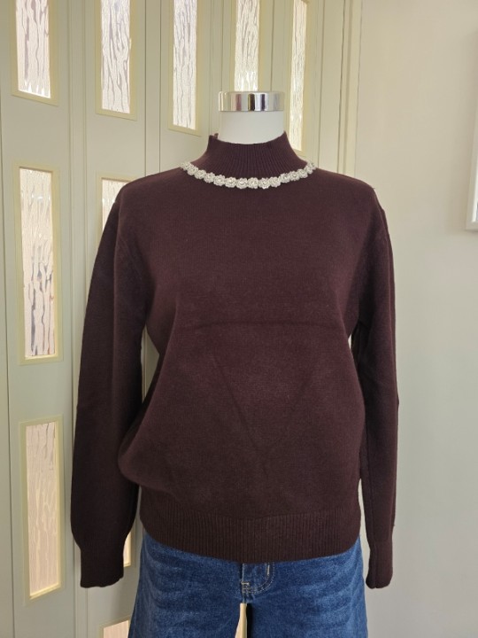 Pullover Melody Marrone
