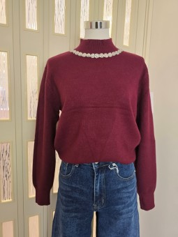 Pullover Melody Bordeaux