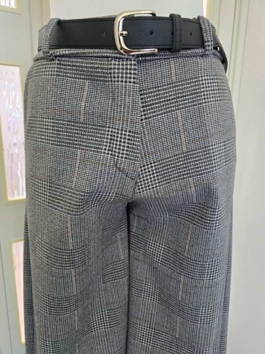 Pantalone Grigio Tartan