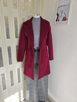 Cappotto Bordeaux