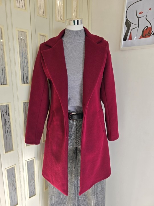 Cappotto Bordeaux