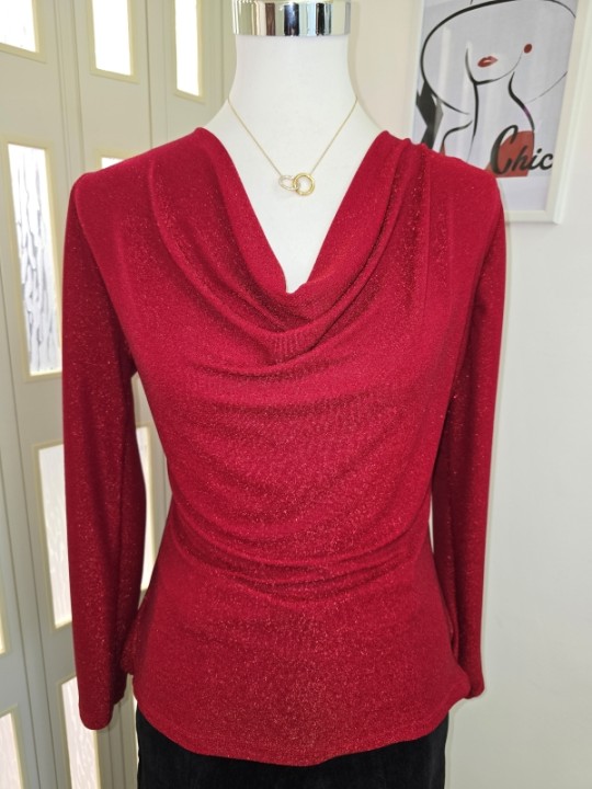 Maglia Lurex Rossa