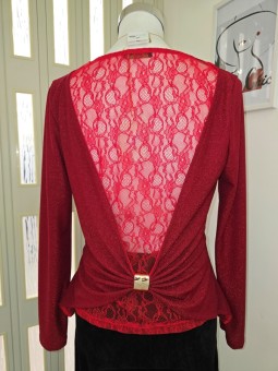 Maglia Lurex Rossa