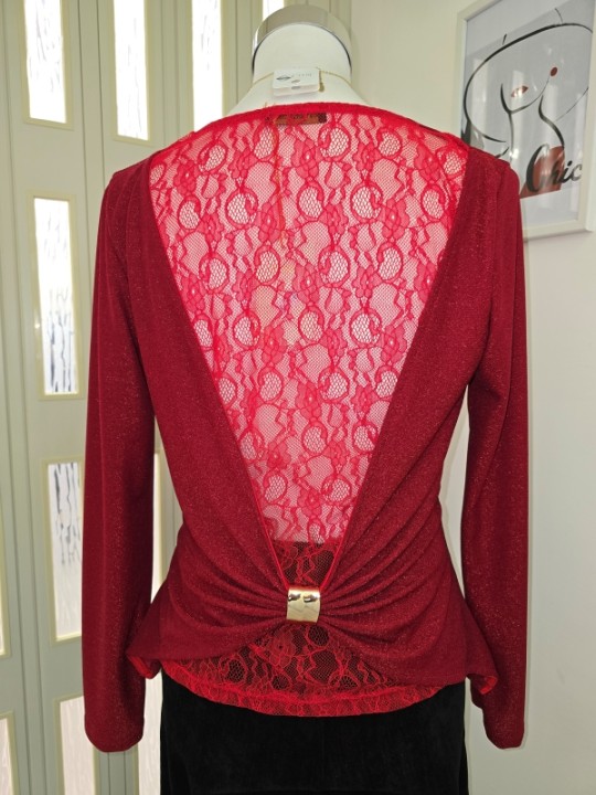 Maglia Lurex Rossa