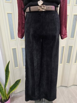 Pantalone Nero Velluto &...